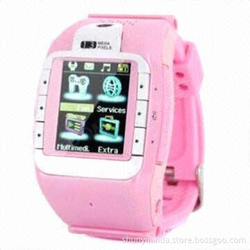 Watch Phones with 1.4-inch 512MB Storage, 2GB Card Slot and Supports Camera + Bluetooth